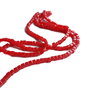 (sirag 19cm) Cuburi, cristal rosu 2x2mm   MG.0076