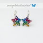 Cercei Swarovski  Little Star / Stea / Steluta / Argint 925