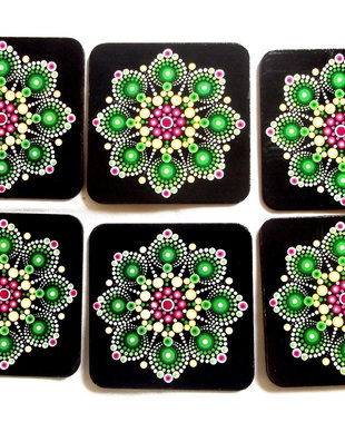 suporturi pahare cu mandala 42220