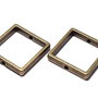 Link metalic, bronz, 17x17 mm