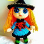 Micuta Vrajitoare - papusa/ jucarie handmade. Figurina/ cadou Halloween.  LA COMANDA