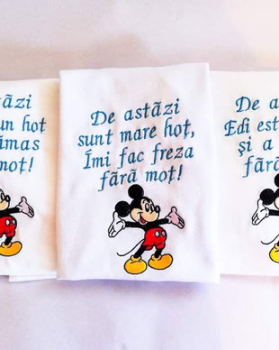 Set tricouri moț băiețel Mickey mouse