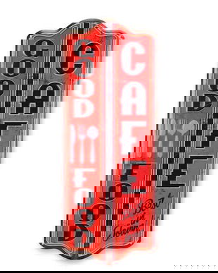 Decoratiune metalica pentru cafenea