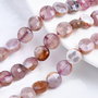 Agate de foc discuri fatetate 10x6,5mm (5buc)  MG.0098