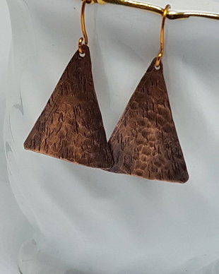 Cercei unicat , cercei din cupru, cercei handmade.