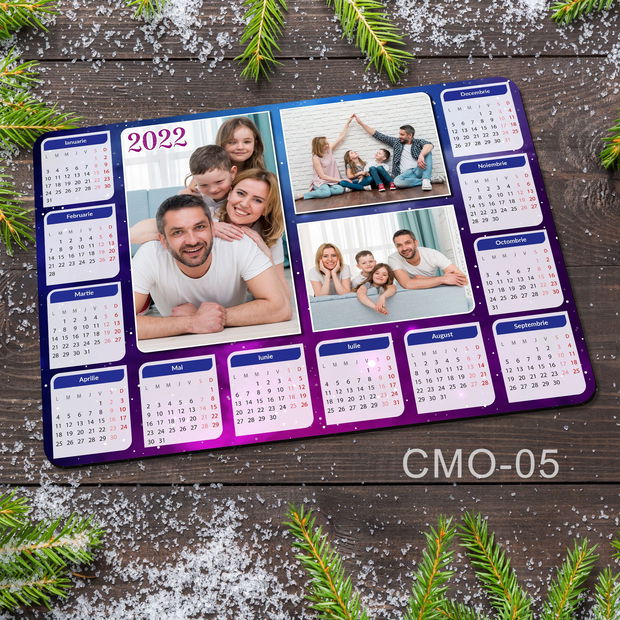 Calendar magnetic personalizat