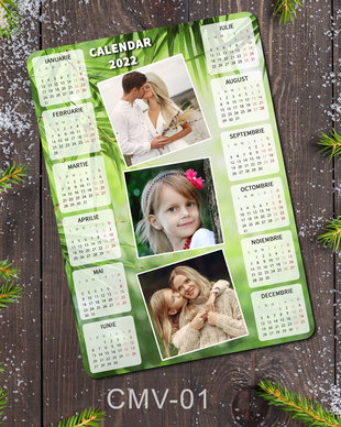 Calendar magnetic personalizat