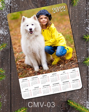 Calendar magnetic personalizat