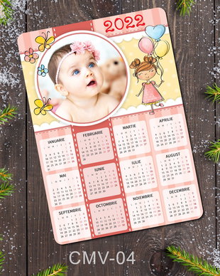 Calendar magnetic personalizat