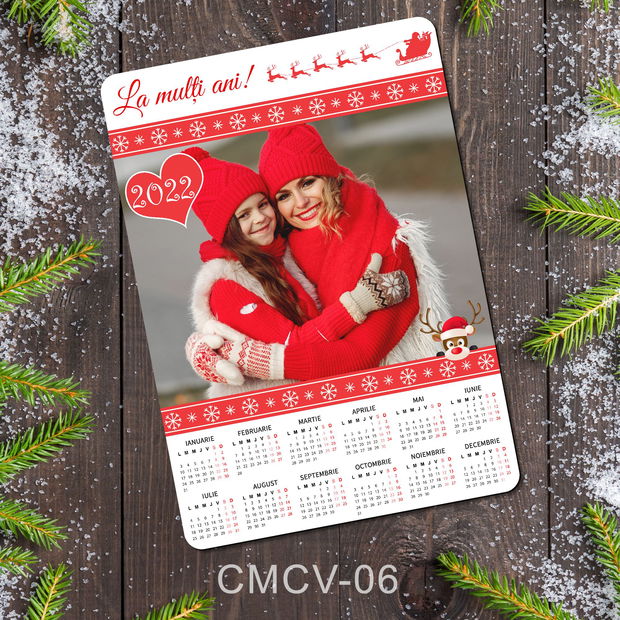 Calendar magnetic personalizat