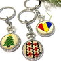 Breloc cu broderie manuala