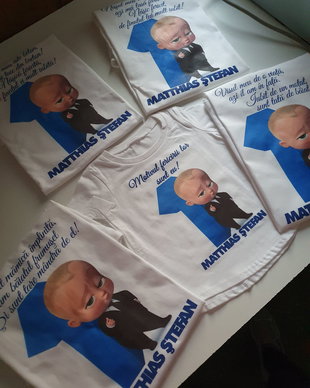 Tricouri mot personalizate Baby Boss