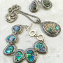 Set vintage Paua Shell