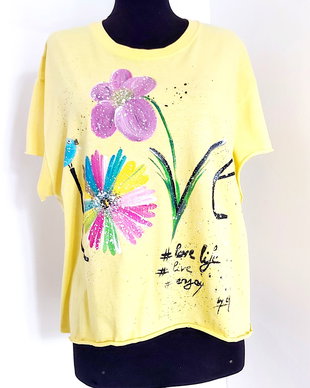 Tricou pictat Love Life M