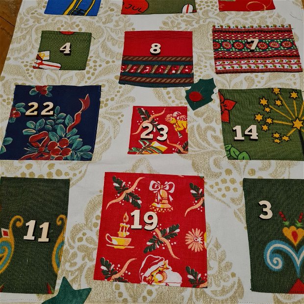 Calendar de Advent textil