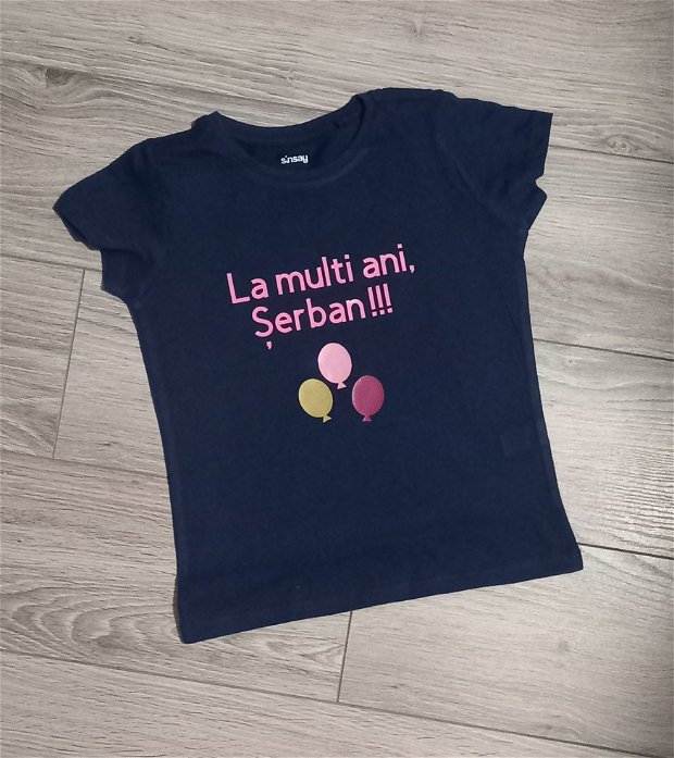 Tricou personalizat pentru fetite