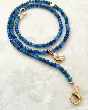 Colier CHOKER Kianit / kyanit