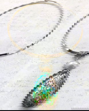 Colier pandant Paua-Shell