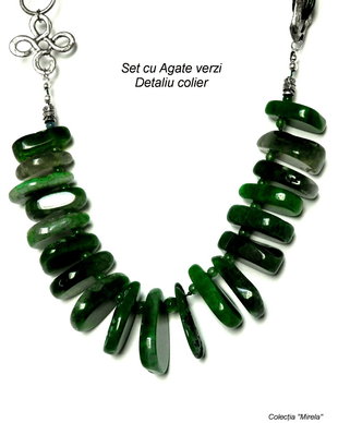 Set cu Agate verzi (252)