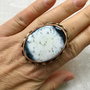 Inel cupru & Opal dendritic