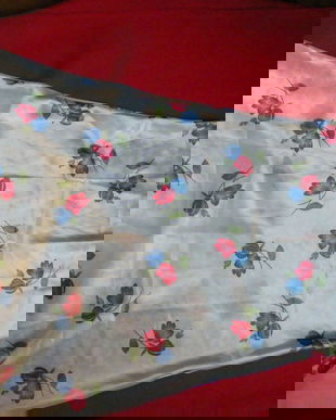Furou satin cu flori