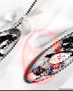 glob pe lemn de craciun 42061