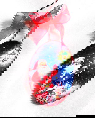 glob pe lemn de craciun 42053