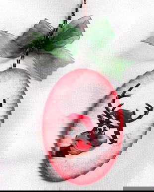 glob pe lemn de craciun 42052