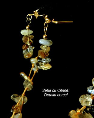 Set cu Citrin natural (255)
