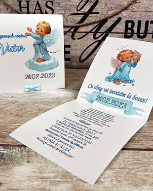 134 - Invitatie Angel Boy