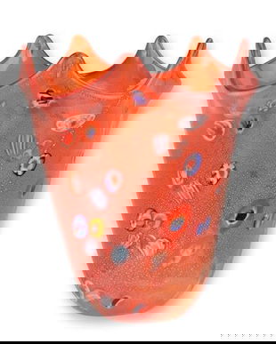 Vaza deosebita din sticla Murano