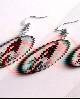 cercei pe lemn cu gnomes 42151