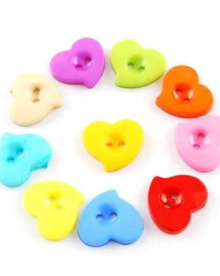 50 x nasturi din plastic. Nasturasi colorati