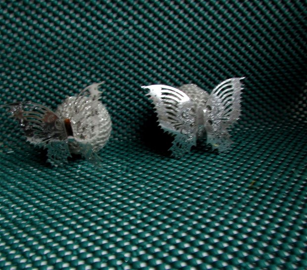 2 Ornamente  Aripi de argint I  CR 0162 (set 2 buc)