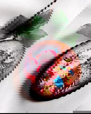 glob pe lemn de craciun 42070