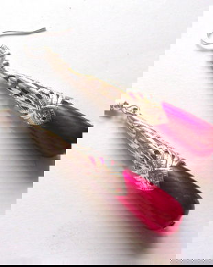 cercei cu perle acrilic lacrima 42179