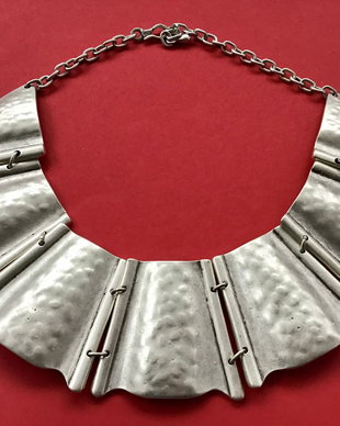 Colier Medieval Zamac argintat