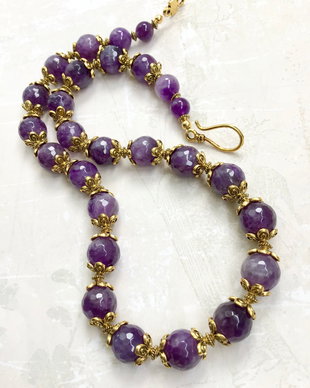 Colier vintage Ametist