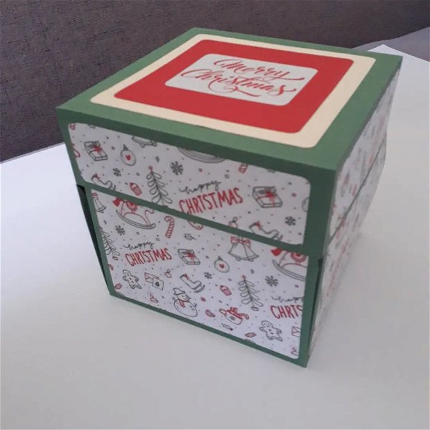 Explosion box Crăciun cadou handmade