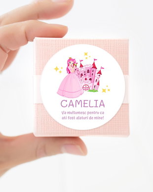 Sticker personalizat printesa