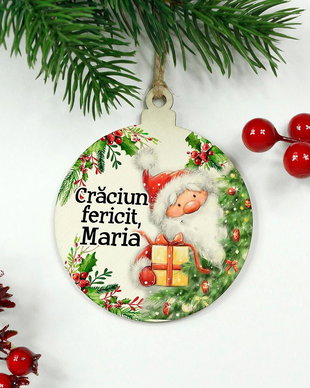Glob personalizat cu nume - Craciun fericit!