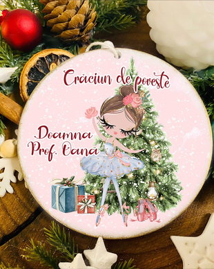 Ornament Craciun Personalizat - Sweet Ballerina