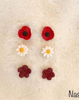 Cercei: Margarete, trandafiri, floricele
