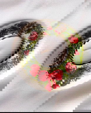 Suport lumanare cu floarea craciunului 42208