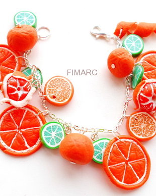 ''Portocale,mandarine si lime''- bratara