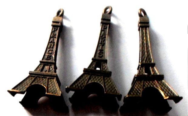 Pandantiv metalic turn Effel FRANCE - PARIS bronz