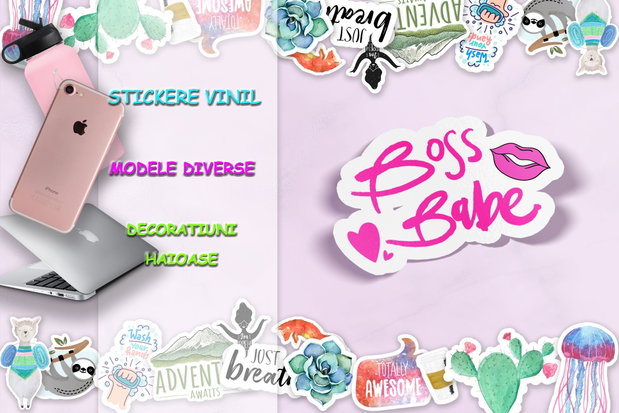 Stickere haioase din vinil, Stickere nume, Stickere animale
