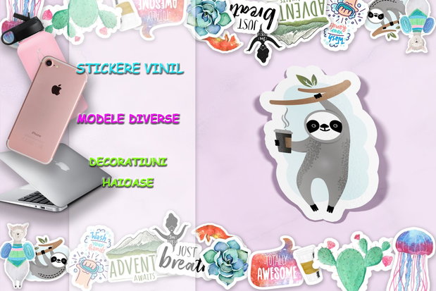 Stickere haioase din vinil, Stickere nume, Stickere animale