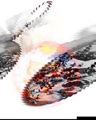 glob pe lemn de craciun 42199