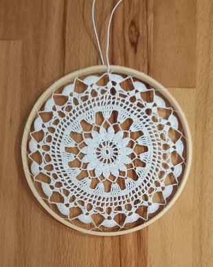 Wall hanging, Mandala crosetata, Decoratiune perete
